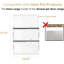 3-Panel Airseal Pet Door Replacement Flap,4 Durable Spare Rubber Strips