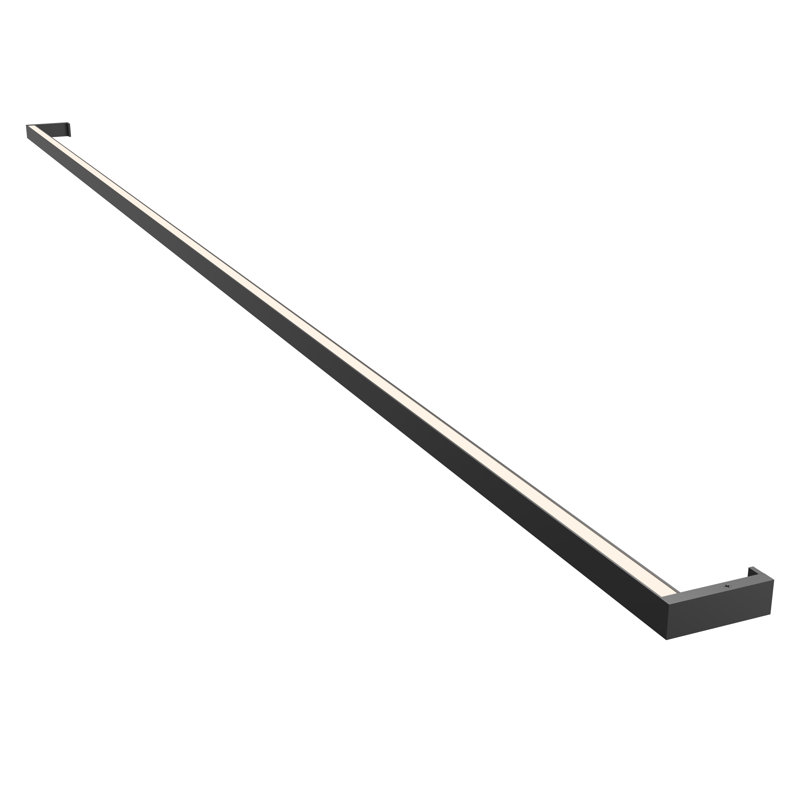 Thin-Line Dimmable LED Bath Bar, Satin Black