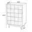 Armoire de rangement simple de style nordique moderne