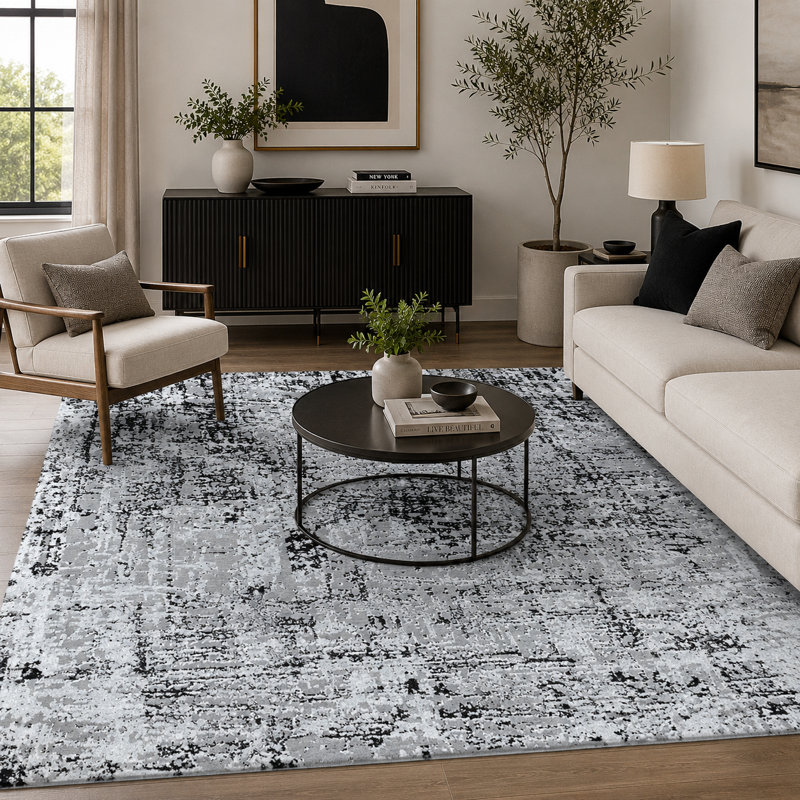 Santangelo Abstract Area Rug, Rectangle 120 x 170cm