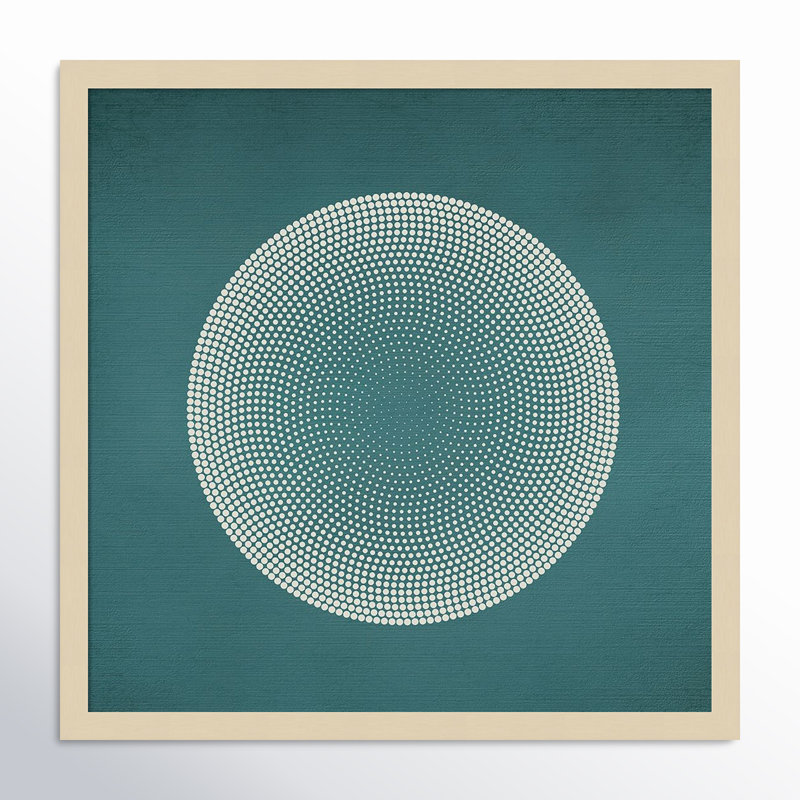 Circles par Incado - Cadre photo unique, impression, Brun, H 21 po x l 21 po x P 1 po
