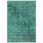 Pastel Lacasa Teal Oriental Vintage Look Cotton Chenille Area Rug-398755686