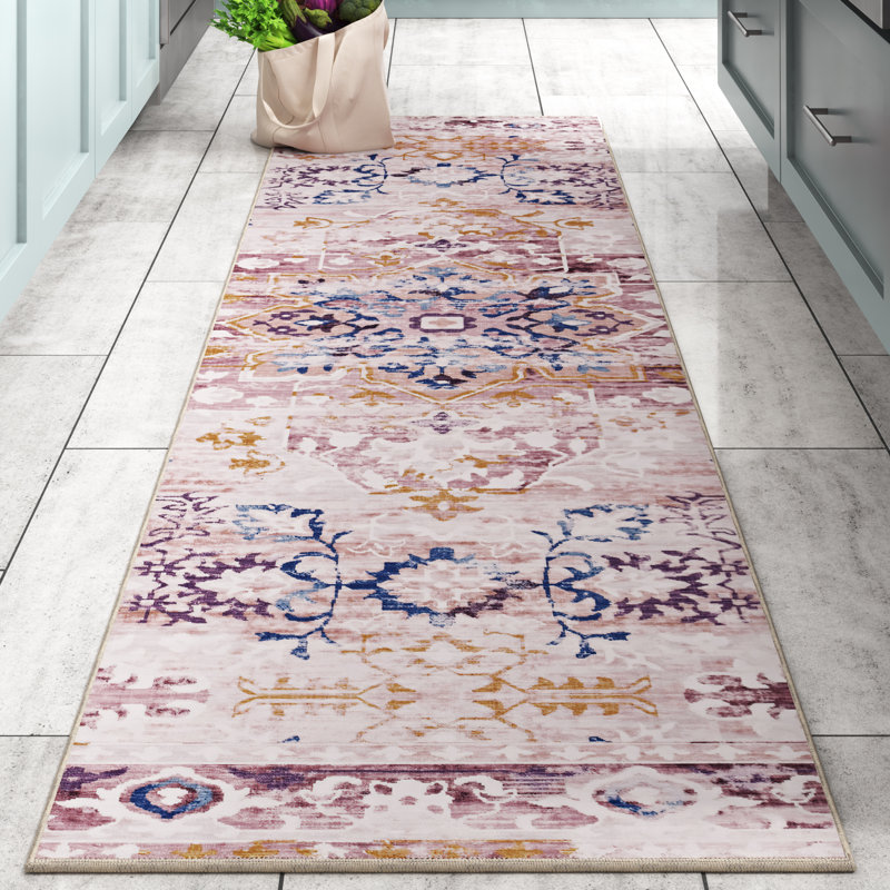Cloris Machine Washable Area Rug, Runner 2' x 8'