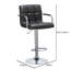 Oxfield Swivel Upholstered Adjustable Height Bar Stool with Steel Frame