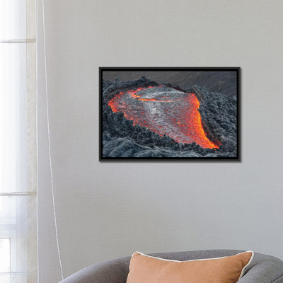 Lava Flow On The Flank Of Pacaya Volcano, Guatemala II by Richard Roscoe - Gallery-Wrapped Canvas Giclée on Canvas