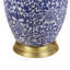 Lampe de table bleue en céramique