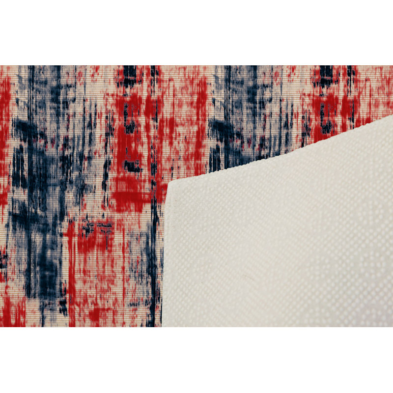 Stylish Woven Carpet 5.9 x 9.2 Feet, 100% Polyester, Antibacterial, Non-Slip Underside | 3D Digital Printing, Machine Washable (30-40°C) | Perfect for Living Rooms, Bedrooms & High-Traffic Areas, Durable & Easy Care