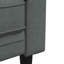 Canapé Chesterfield Winston Porter 2 places en tissu gris foncé-484230854-484230853