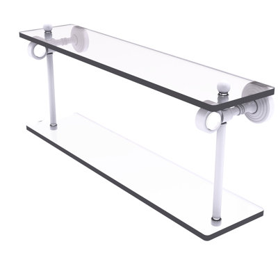 Jarrell 2 Piece Glass Tiered Shelf