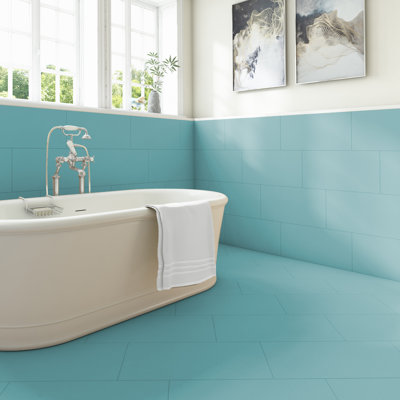 True Story Textured 12'' W x 24'' L Porcelain Throughbody Singular Tile