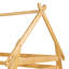 Lit superposé simple au-dessus de grand lit en bois avec filets d'escalade et rampe d'escalade, lit superposé bas pour enfants, aucun sommier nécessaire