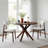 Upholstered Modern Solid Wood Dining Chairs With Ergonomic Curved Backrest, Cotton & Linen Fabric Kitchen Side Chairs(set Of 2)-245058574-245058570