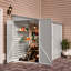 Outdoor Steel Storage Shed-1706690722