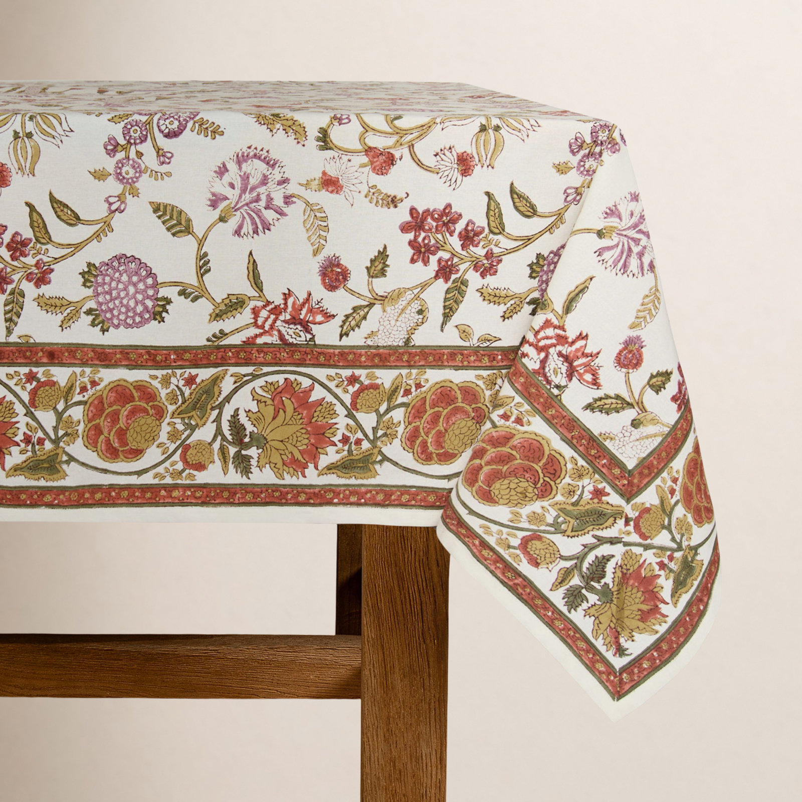 Marlowe Cotton Tablecloth, 86" L x 59" W