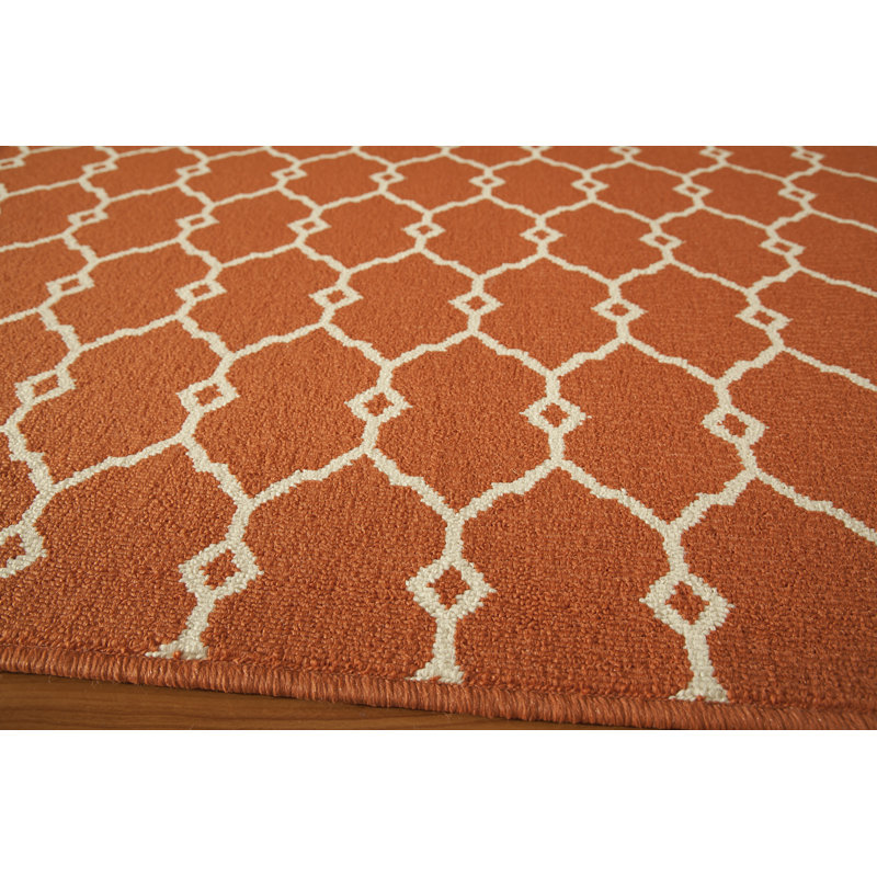 Yepez Geometric Indoor / Outdoor Rug, Runner 2'3" x 7'6"