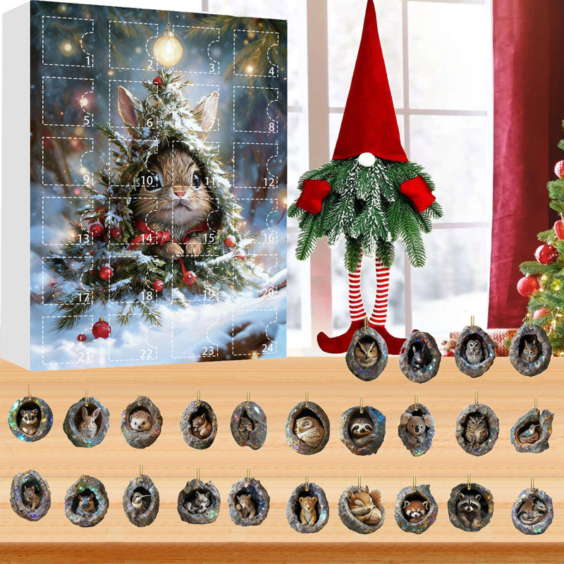 Calendrier des arrivées pour Noël, C