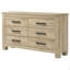 Commode de chambre 6 tiroirs Sansome