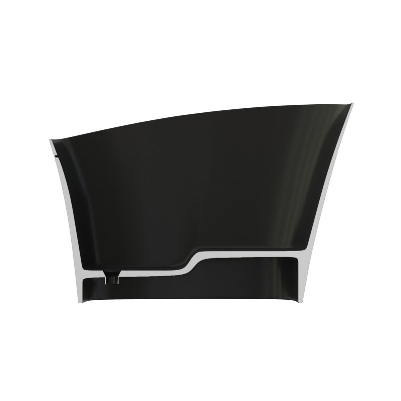 Deep Soak Tubs And Whirlpools Bathtub Bathroom 51 Inch Solid Surface Modern Home