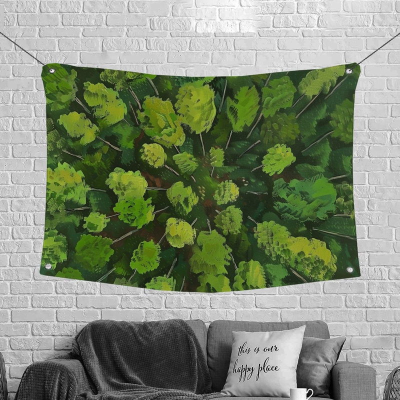 Microfiber Fabric Tapestry, 50" H x 60" W