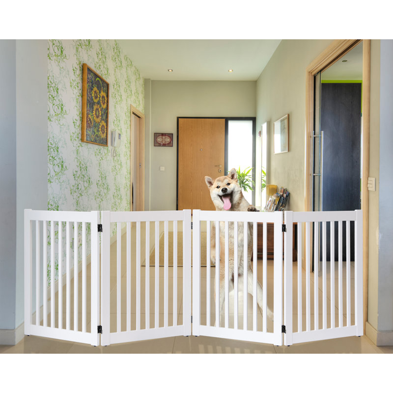 Barrière EZ autoportante Clarissa, H 32 po x l de 32 à 72 po, blanc