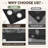 ColourTree 70% Sun Shade Cloth Mesh Tarp with Reinforced Grommets, UV‑Resistant Shade Fabric for Garden, Plant, Greenhouse & Livestock Protection-100488619