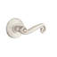 Scroll Passage (Hall & Closet) Door Lever with Round Rosette-1974380901-1974380902