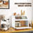 Double Layer Bread Box With Golden Trim,White1-1473380169