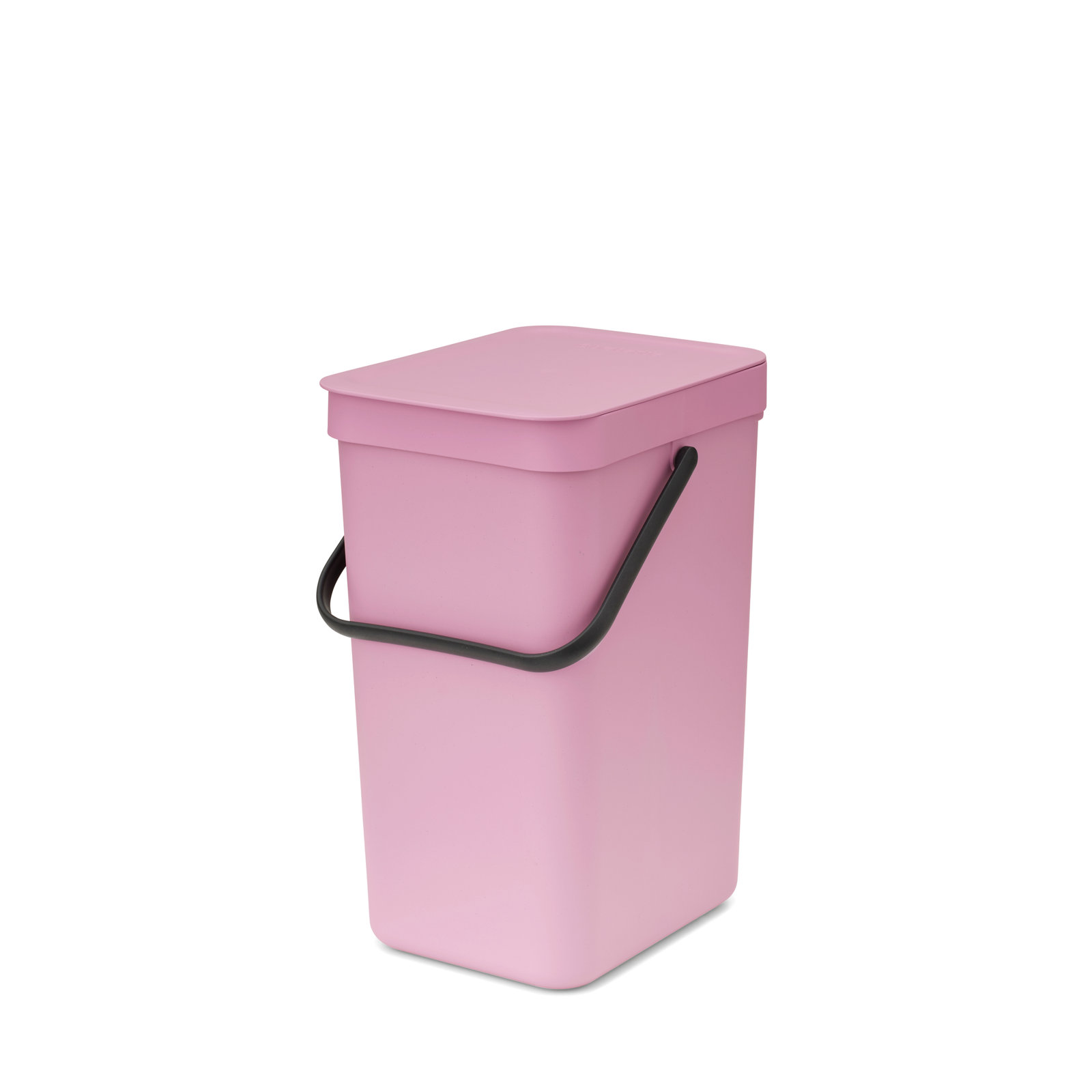Brabantia Sort & Go Plastic Recycling Bin, 3.2 Gallon, Lilac Pink
