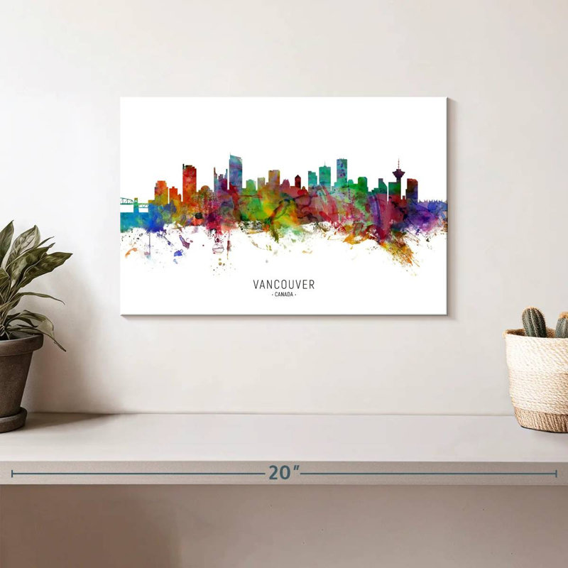 Nicci Vancouver Canada Skyline I, H 8 po x l 12 po