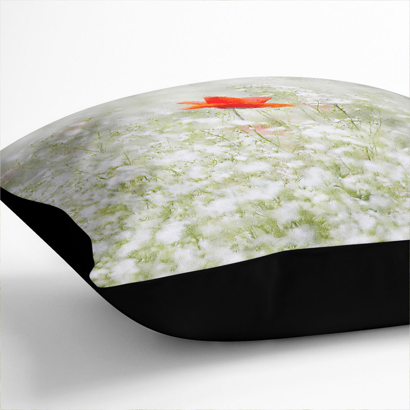 Square Cushion, Black, 40cm H x 40cm W x 15cm D