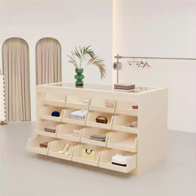 Vitrine à tiroirs multi-niveaux à usage commercial