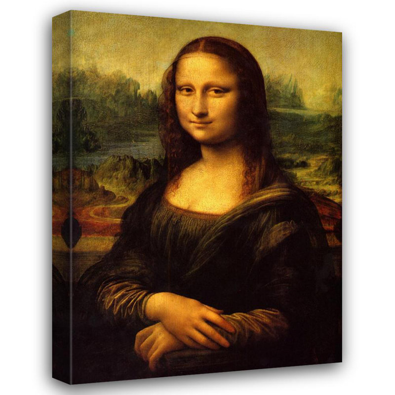 Mona Lisa, vers 1507, H 24 po x l 17 po