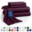 Lux Decor 4-Piece Ultra Soft Microfiber Sheet Set Deep Pocket Fitted Sheet, Wrinkle-Resistant & Easy Care Bedding-998860412-960111316