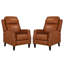 Fauteuil inclinable en cuir véritable Kindalyn-106895714