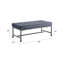Banc rembourré gris Brantley