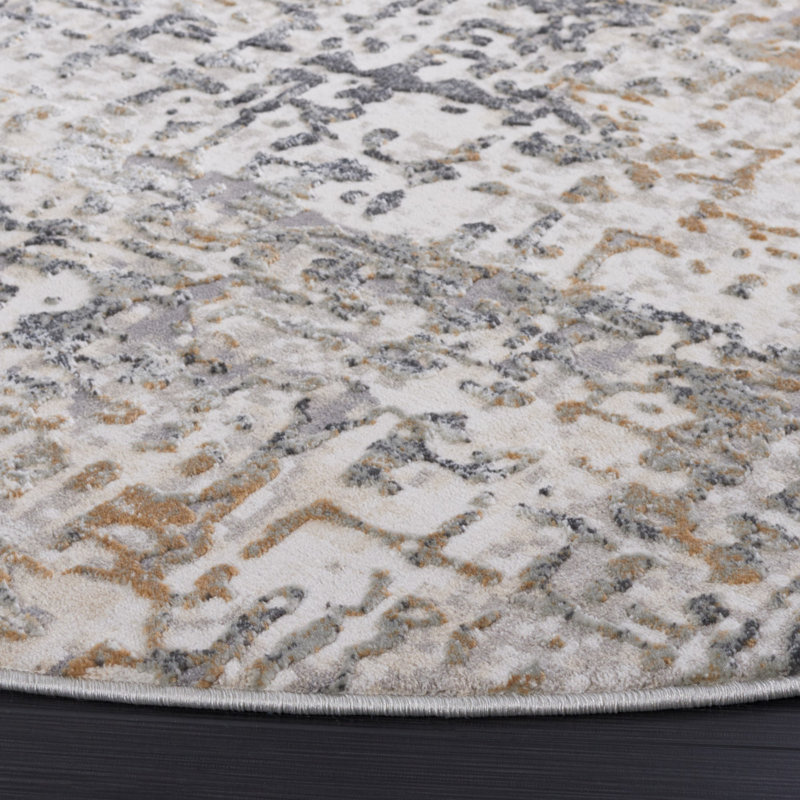 Edna Performance Abstract Rug, Round 8'
