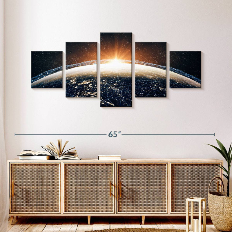 Digital World, 24" H x 55" W