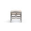 64cm Wide Solid Colour Footstool Ottoman
