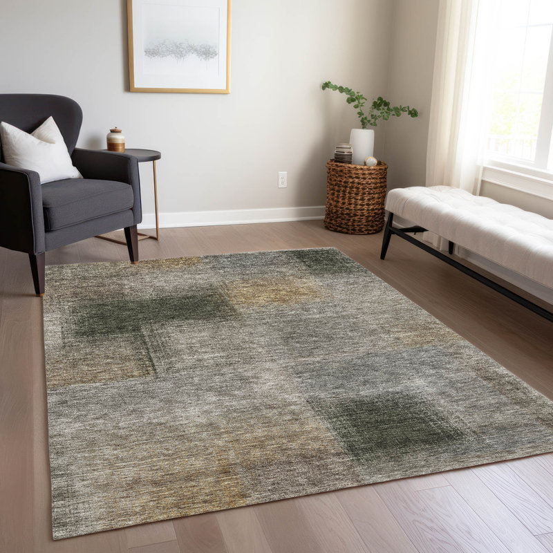 Neysa Abstract Indoor / Outdoor Rug, Rectangle 2'6" x 3'10"
