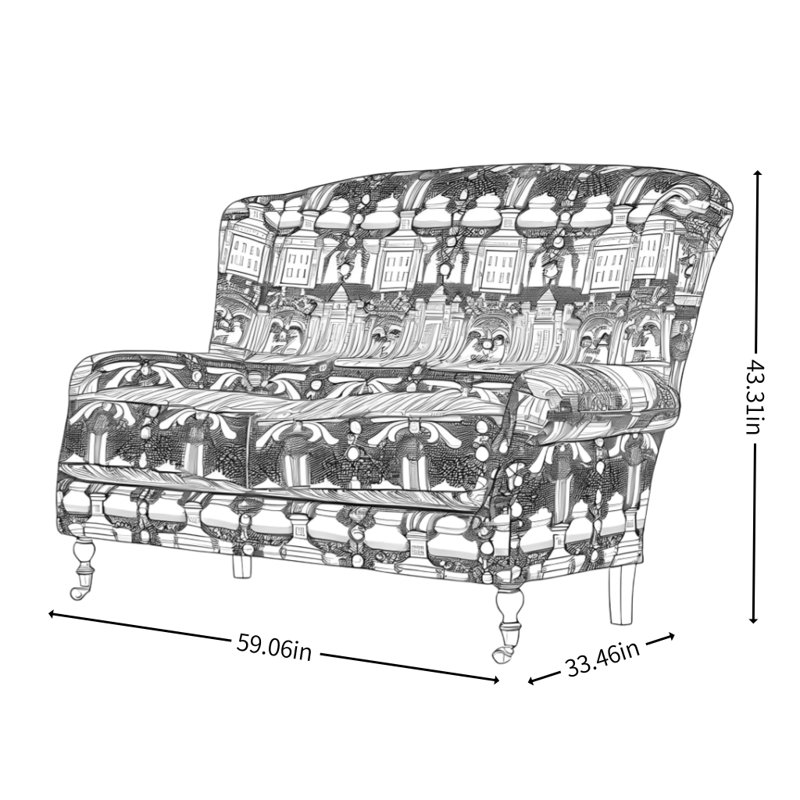 American Retro Love Sofa