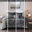 Luxurious Grey Velvet Duvet Cover For Full/Queen, Diamond Style And Inner Corner Ties, Machine Washable, Includes Cover, 2 Shams, 1 Pillow Comfort Full/Queen Size , With-121168267-121168273