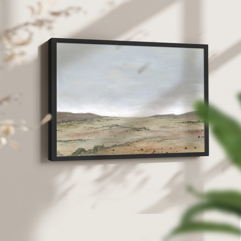 Arid Vista II - reproduction encadrée - réarmable, Noir, noir, noir, noir, H 16 po x l 20 po