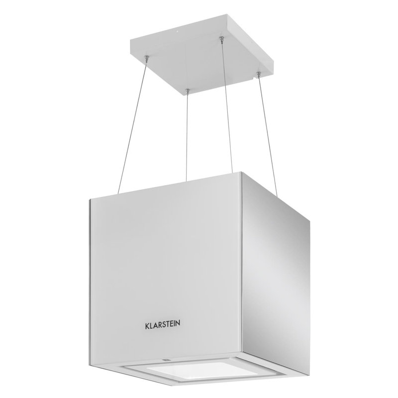 Kronleuchter 45cm Ducted Island Cooker Hood, White