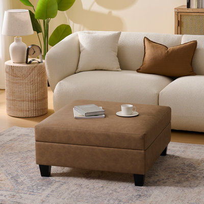 Storage Ottoman Upholstered Coffee Table