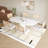 European minimalist cream style dining table set-107789553