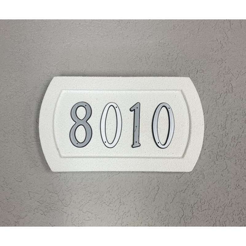 Standard Address Plaque