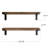 Handmade Decorative Wooden Wall Shelf, 23.6 x 6.3 x 5.5 inches | 100% Spruce Wood with 100% Metal Base | Rustic Brown & Black Finish | Wall-Mounted, Holds up to 5.3 lbs | Perfect for Home Decor & Organization-2126949804