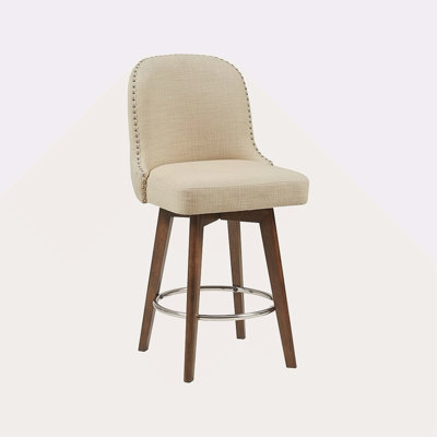 Tabouret de comptoir avec siège pivotant