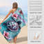  Personalized Beach Towel with Name, Custom Microfiber Bath Towel 30*60 inchesDreamy unicorn-132953123