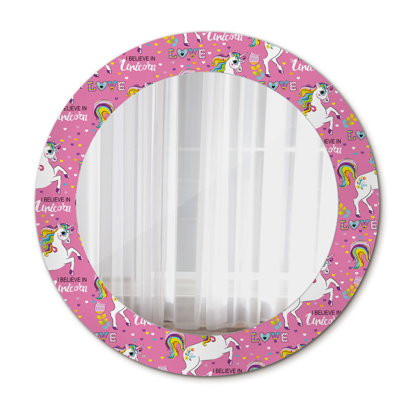 Huldar Glass Flat Wall Mirror